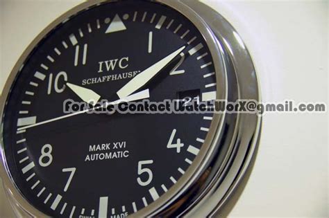 iwc mark xvi wall clock prezzi|mark xv vs iwc xvi.